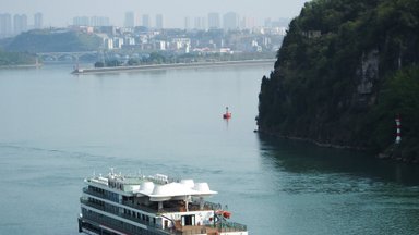 Į pirmąją kelionę Kinijoje išplaukė didžiausias toks kruizinis laivas
