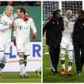 Vokietijos taurės turnyre – A. Robbeno įvartis ir trauma