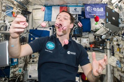Astronautas Thomas Pesquet Tarptautinėje kosminėje stotyje
