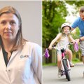 Vaikų ortopedė-traumatologė: kuo geresnis oras, tuo daugiau darbo turi vaikų traumatologai