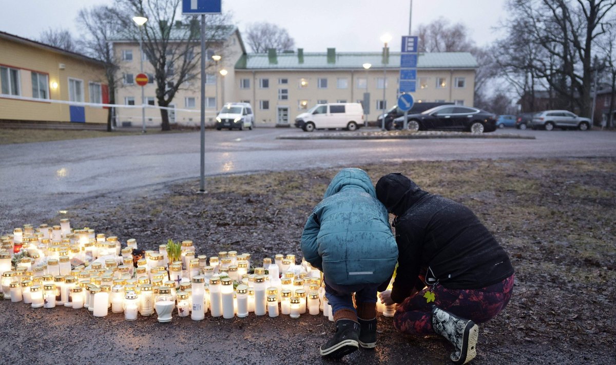 Suomijoje po šaudynių mokykloje paskelbta gedulo diena