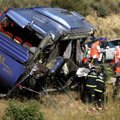 Ispanijoje autobusui atsitrenkus į viaduko atramą žuvo mažiausiai penki žmonės