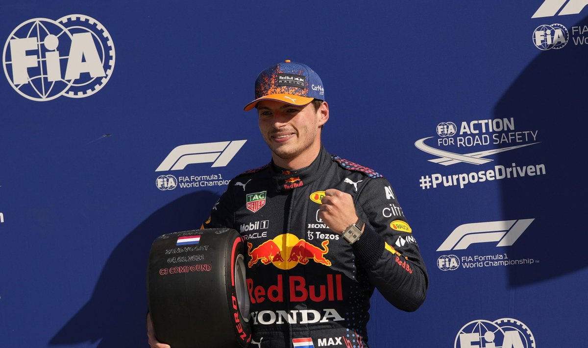 Olandijos "Grand Prix" ir Maxas Verstappenas