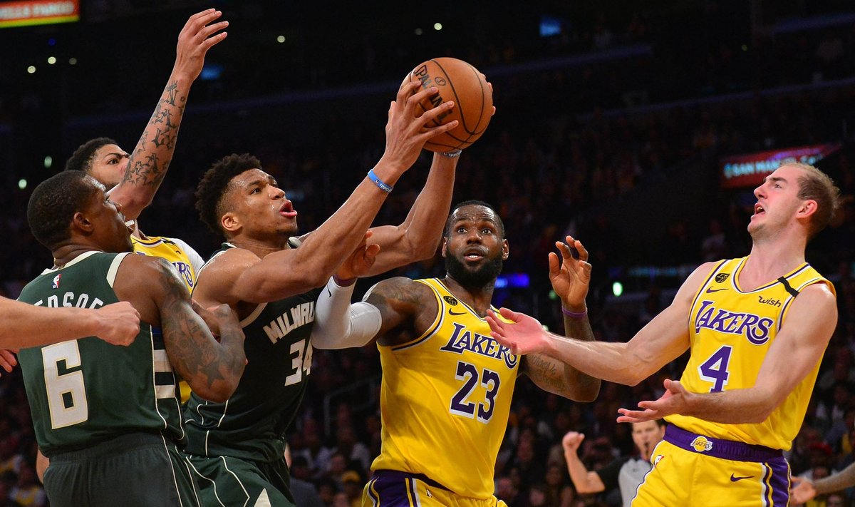 Milvokio Bucks ir Los Andželo Lakers akistata