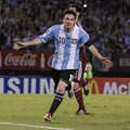 Atrankoje į pasaulio čempionatą Argentinos rinktinė įveikė Venesuelos futbolininkus
