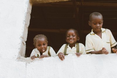 Vaikai Liberijoje