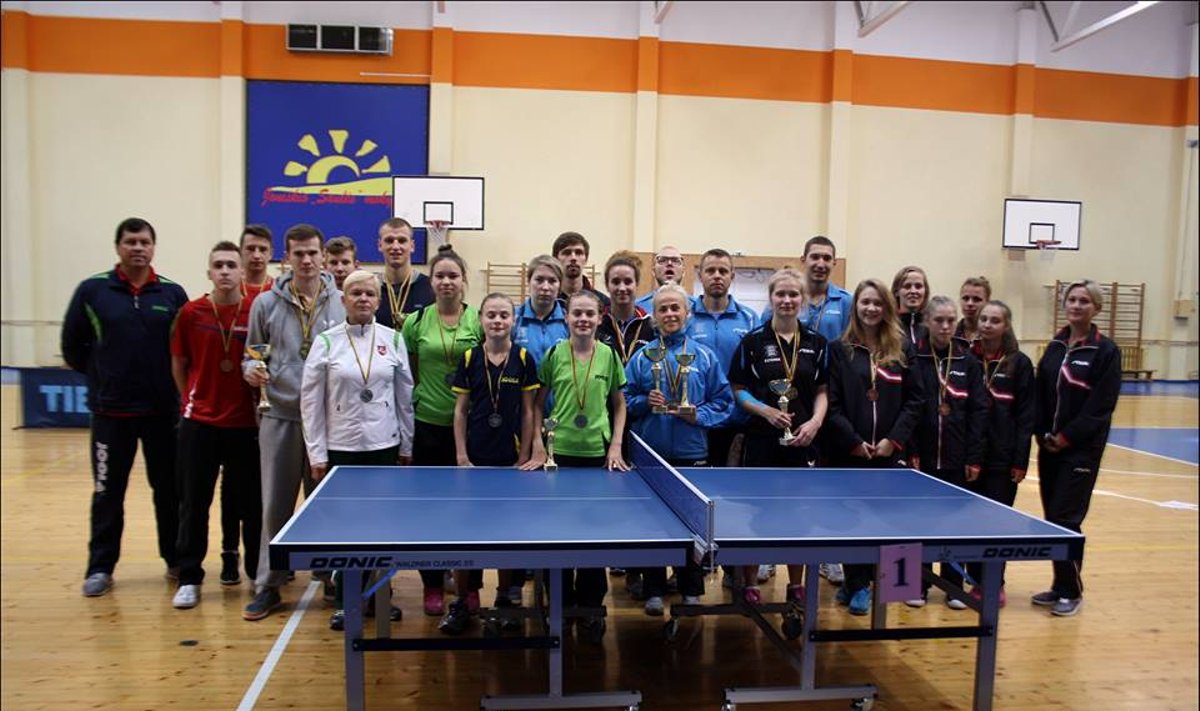 Baltijos šalių stalo teniso čempionato prizininkai