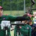 Europos šaudymo iš lanko čempionate Lietuvos duetas liko ketvirtas komandų mišrių dvejetų varžybose