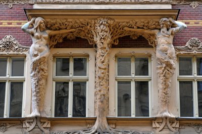 Rygos Art Nouveau stiliaus architektūra. Scanpix/jugendstils.riga.lv nuotr.