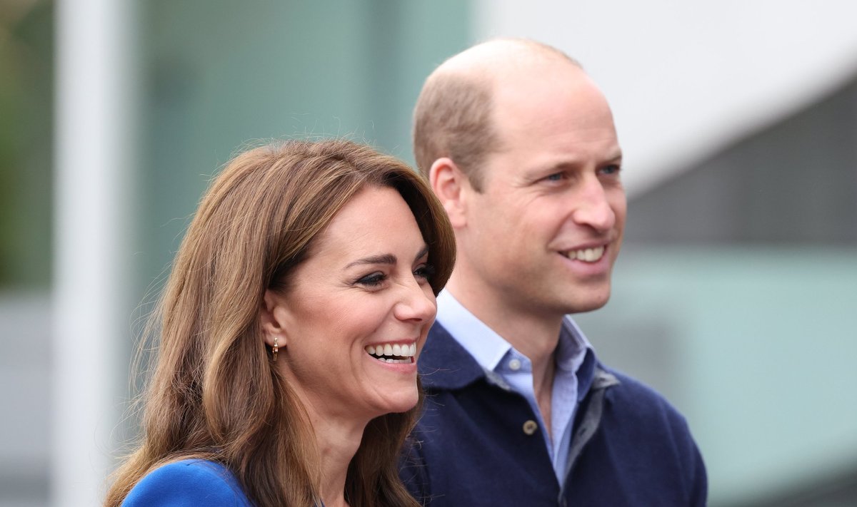 Kate Middleton ir princas Williamas 