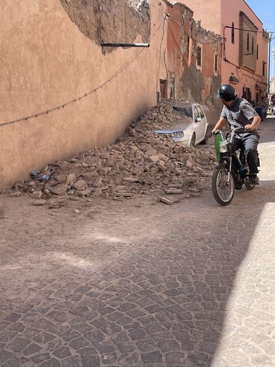 Žemės drebėjimas Maroke