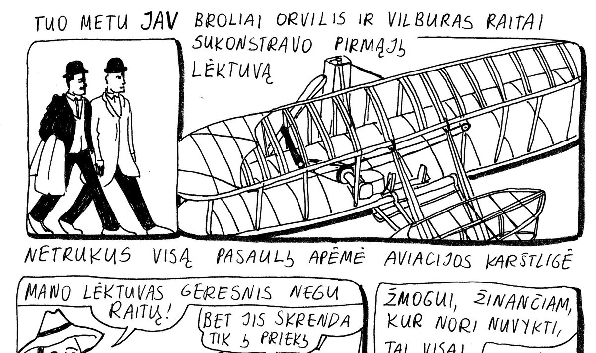 Komiksas "10 litų" (Miglė Anusauskaitė)