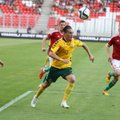 Draugiškose futbolo rungtynės Lietuva svečiuose nepasipriešino Vengrijai