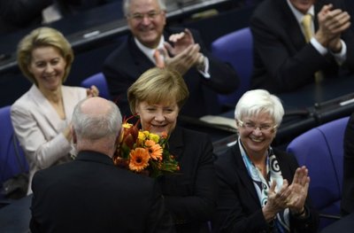 A. Merkel patvirtinta poste trečiajai ketverių metų kadencijai