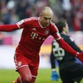 Du A. Robbeno įvarčiai lėmė eilinę Miuncheno „Bayern“ klubo pergalę