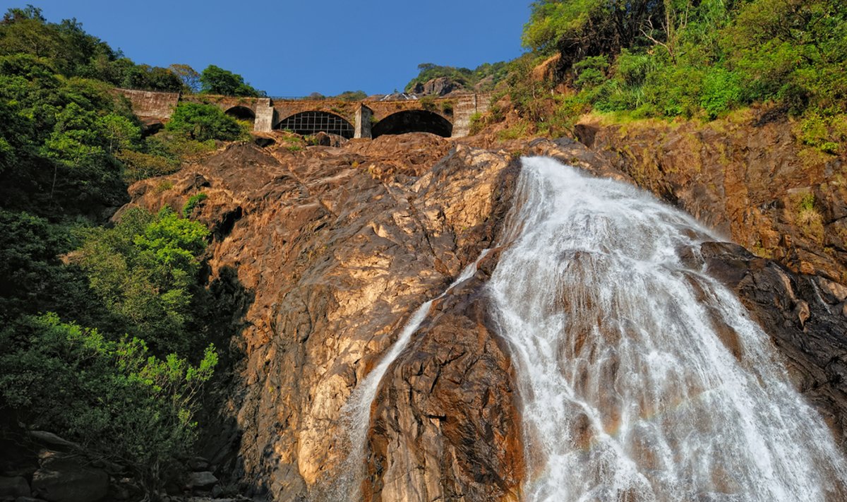 Dudhsagaro krioklys Goa provincijoje, Indijoje