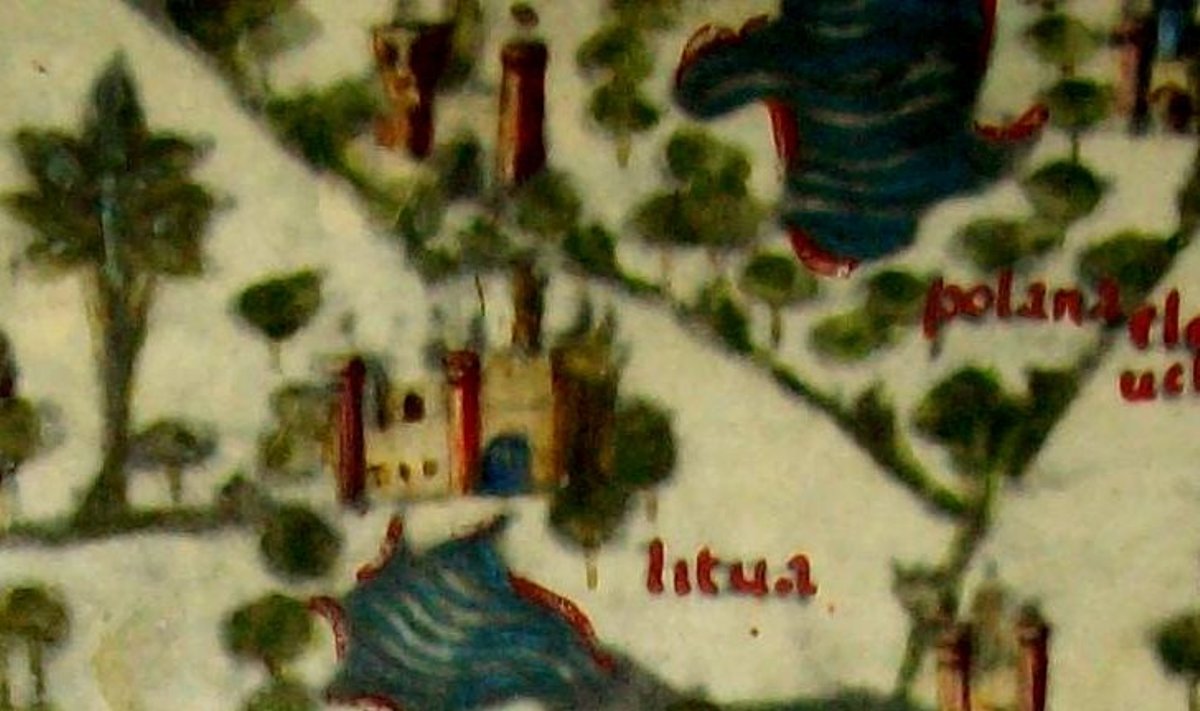 Senasis Lietuvos žemėlapis