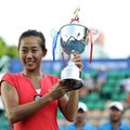 Pirmą karjeros WTA serijos turnyrą Kinijos tenisininkė laimėjo gimtinėje