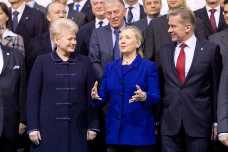 Dalia Grybauskaitė, Hillary Clinton ir Audronius Ažubalis