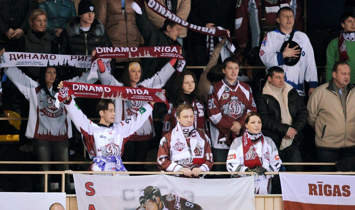 Rygos „Dinamo“ klubo fanai