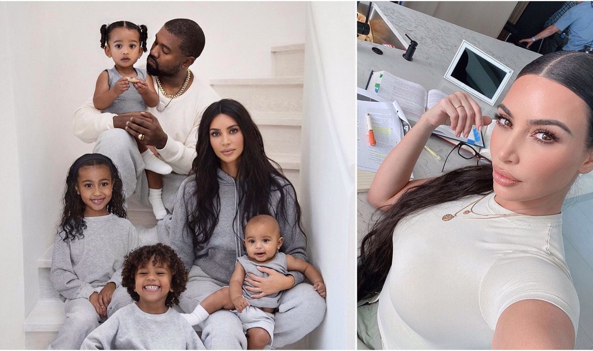 Kim Kardashian West ir jos šeima