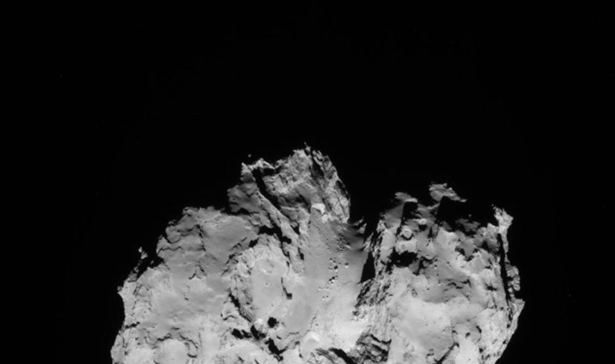 Rugpjūčio 19 d. užfiksuotas 67P/Churyumov-Gerasimenko kometos vaizdas