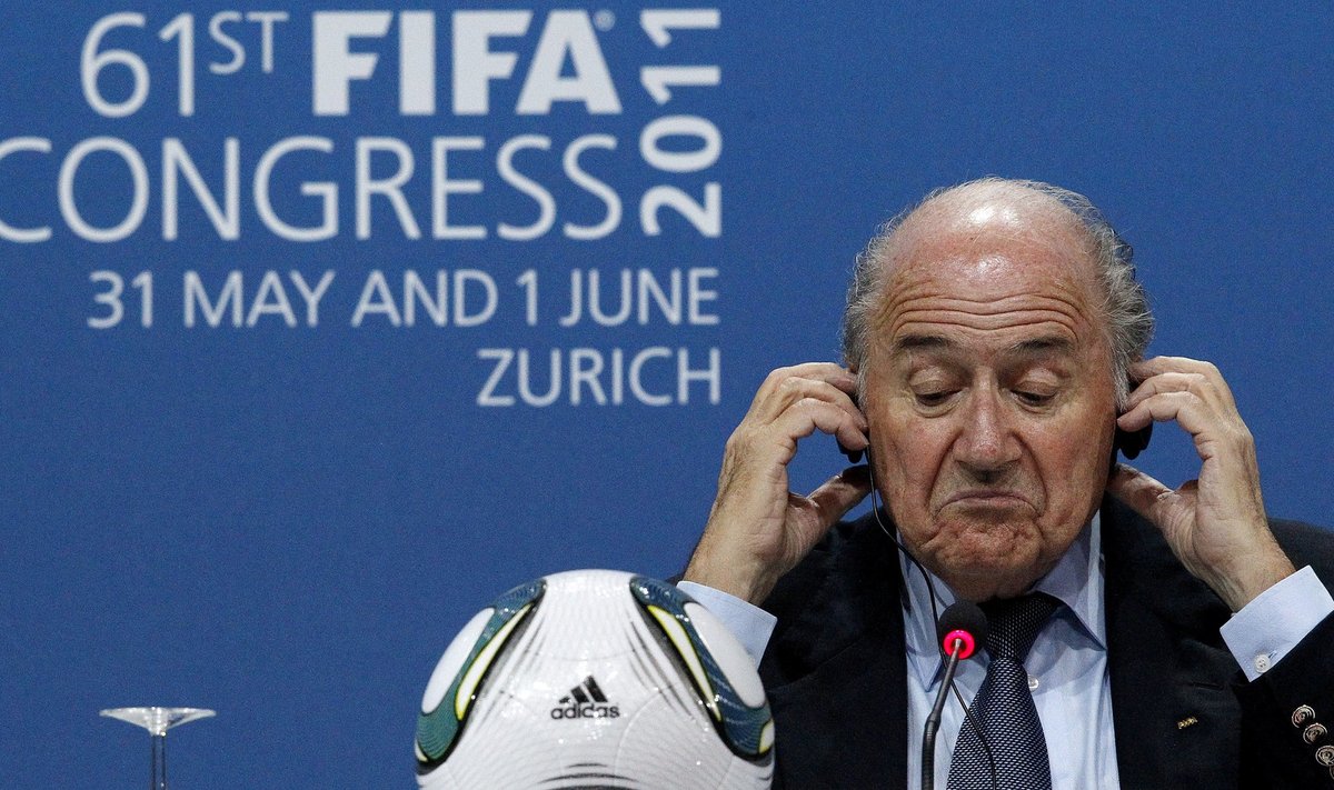 FIFA prezidentas Seppas Blatteris 
