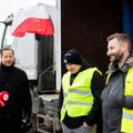 Ūkininkų blokados pasienyje su Lietuva organizatorius: protestas turėtų vykti visą savaitę