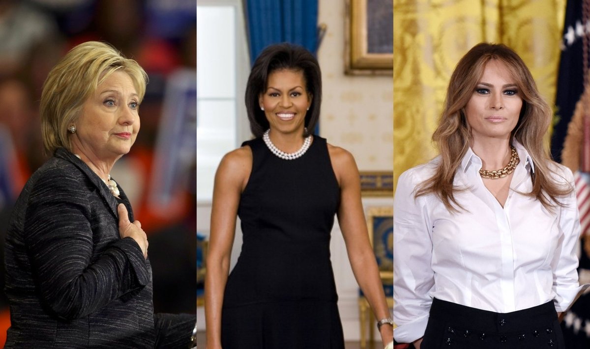 Hillary Clinton, Michelle Obama, Melania Trump