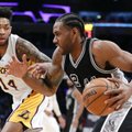 NBA naktis: Los Andžele – lengva „Spurs“ pergalė, „Bucks“ palaužė Finikso „Suns“