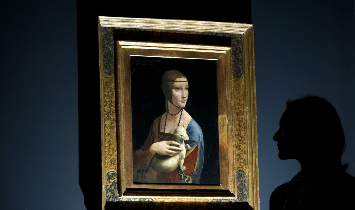 Leonardo da Vinci. "Dama su šermuonėliu"