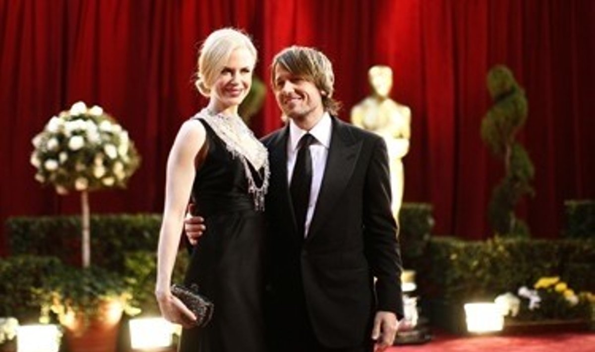 Nicole Kidman su vyru Keithu Urbanu