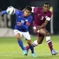 Kontrolinėse futbolo rungtynėse Kataras nugalėjo Egipto rinktinę