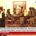 Nufilmuota, kaip Talibano kovotojai įžengia į prezidento rūmus Kabule