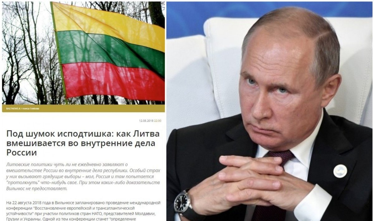 Rusija kaltina Lietuvą kišimųsi į šalies vidaus reikalus