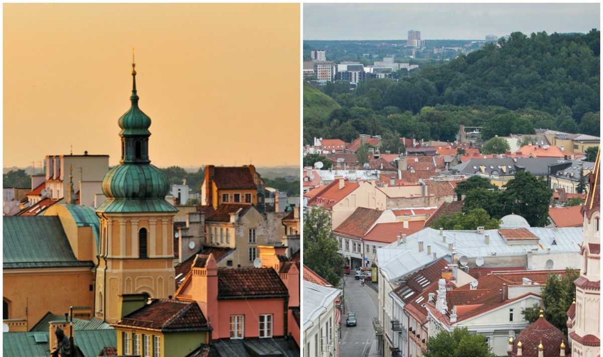 Warsaw and Vilnius
