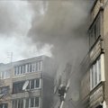 Daugiabutyje Vilniuje kilo gaisras