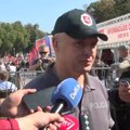 Vilniaus VPK viršininko Gago komentaras apie vykstantį mitingą Vilniuje