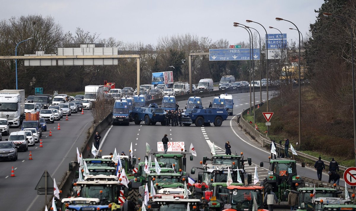 Prancūzijos ūkininkų protestas
