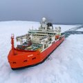 Susirgusį Antarktidos ekspedicijos darbuotoją teko ledlaužiu gabenti į ligoninę Australijoje