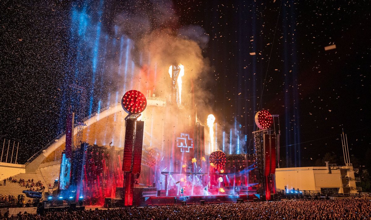 Grandiozinio „Rammstein“ koncerto Vingio parke akimirkos