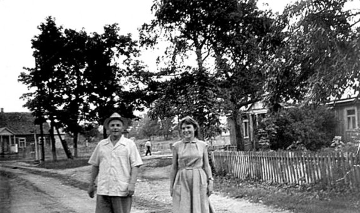 Su Rita Kupiškyje 1960 m.
