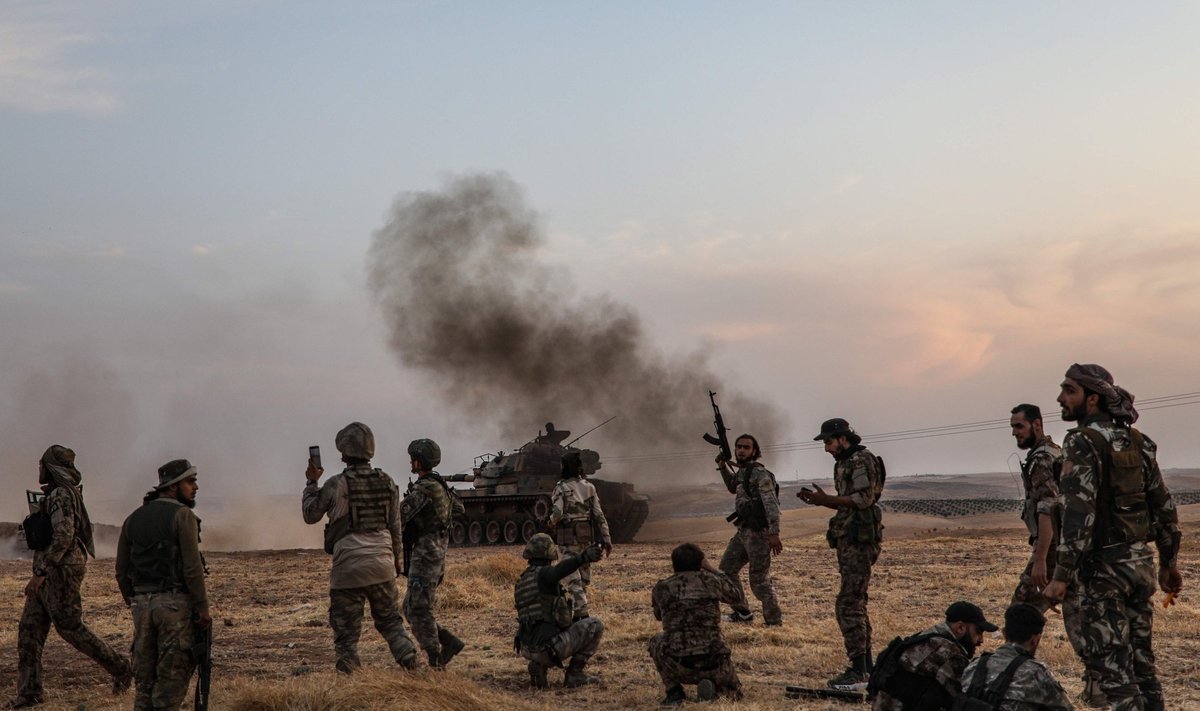 Turkijos kariai ir Turkijos remiami sirų kovotojai
