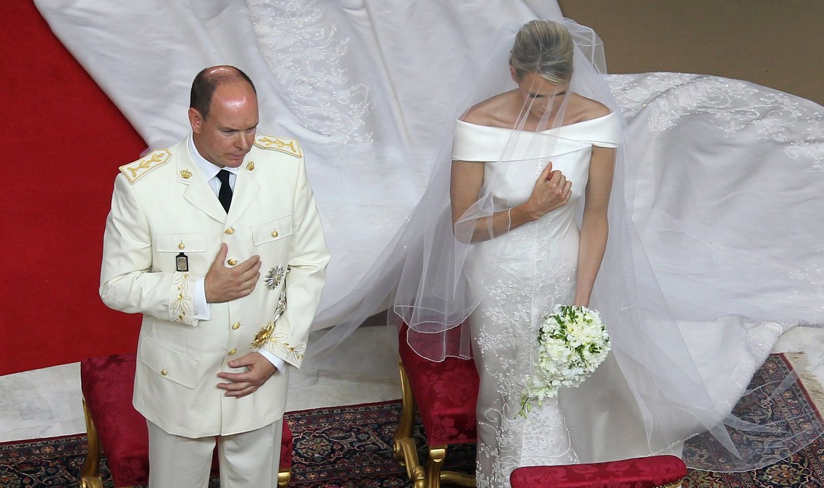 Monako kunigaikščio Alberto II ir kunigaikštienės Charlene vestuvių religinė ceremonija