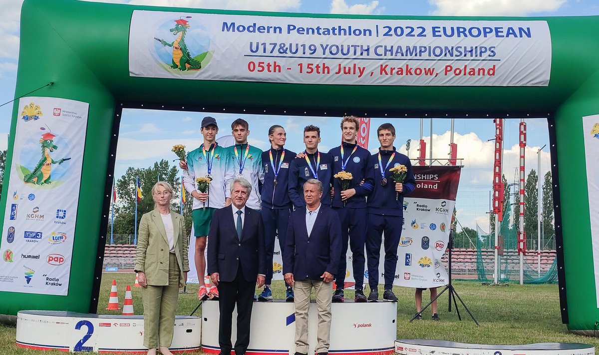 Jaunieji Lietuvos penkiakovininkai – Europos vicečempionai / FOTO: pentathlon.lt