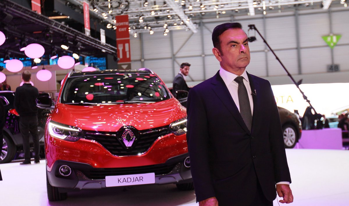 "Renault-Nissan" aljanso vadovas Carlosas Ghosnas