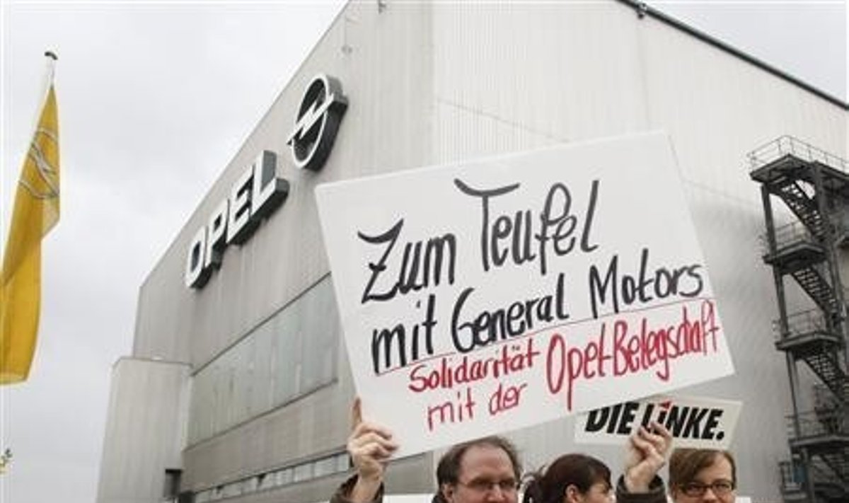 Opel darbuotojų streikas