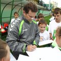 Vilniaus moksleiviams – futbolo treniruotė su olimpiniu čempionu