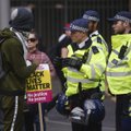 Londone per susirėmimus su protestuotojais nukentėjo šeši policininkai