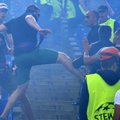 Rusų fanai Romoje sukėlė riaušes – UEFA Čempionų lygos rungtynės buvo sustabdytos